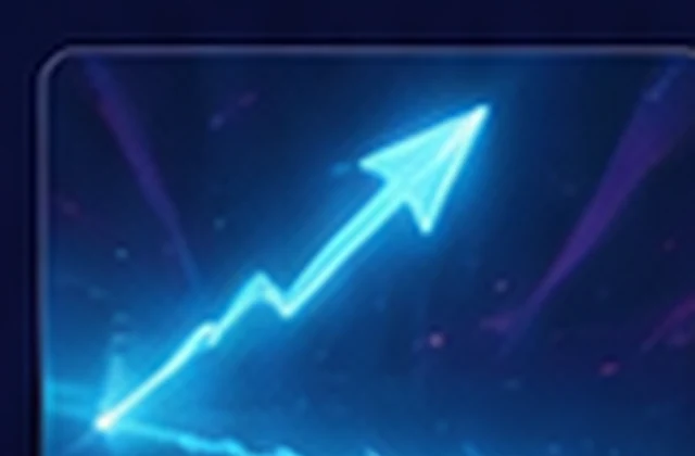 Rising neon line representing crash games